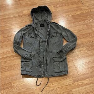 Talula Gray Utility Jacket